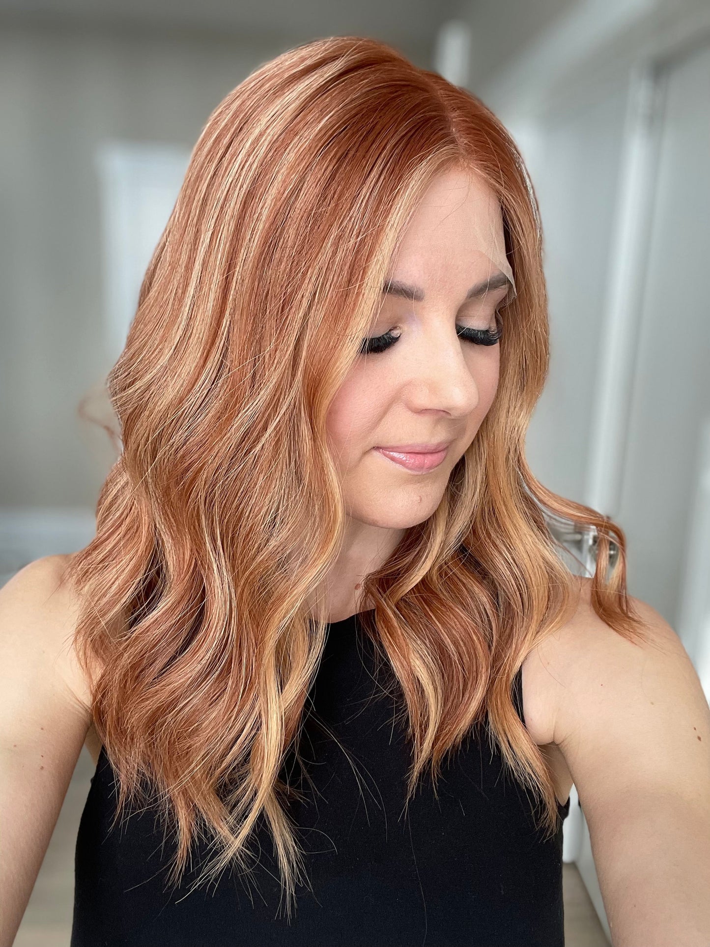 RESERVED FOR NICOLE: 21" Lauretta Luxury Cap Lace Top Wig (S)(FINAL SALE)