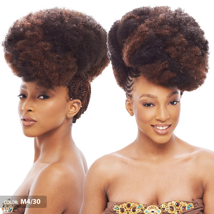 Janet Collection Noir 2 in 1 Value Pack Crochet Braid - AFRO KINKY BULK 24"