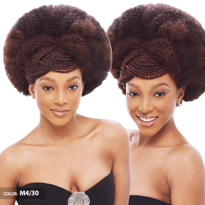 Janet Collection Noir 2 in 1 Value Pack Crochet Braid - AFRO KINKY BULK 24"