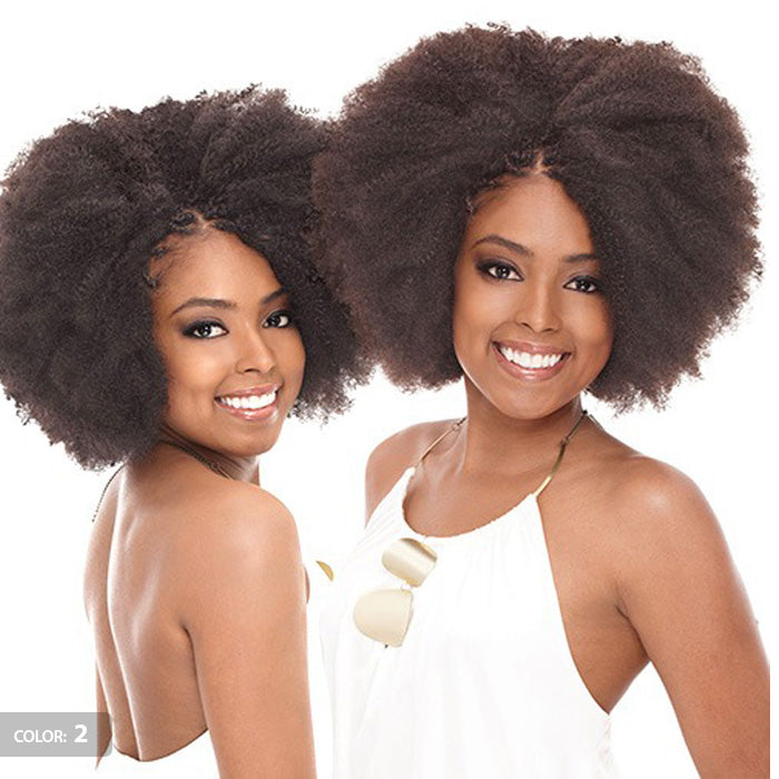 Janet Collection Noir 2 in 1 Value Pack Crochet Braid - AFRO KINKY BULK 24"