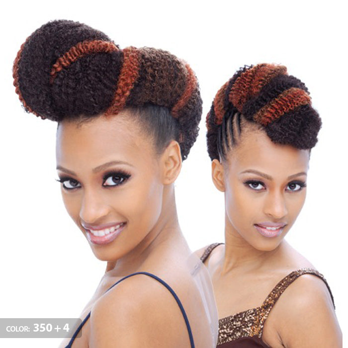 Janet Collection Noir 2 in 1 Value Pack Crochet Braid - AFRO KINKY BULK 24"