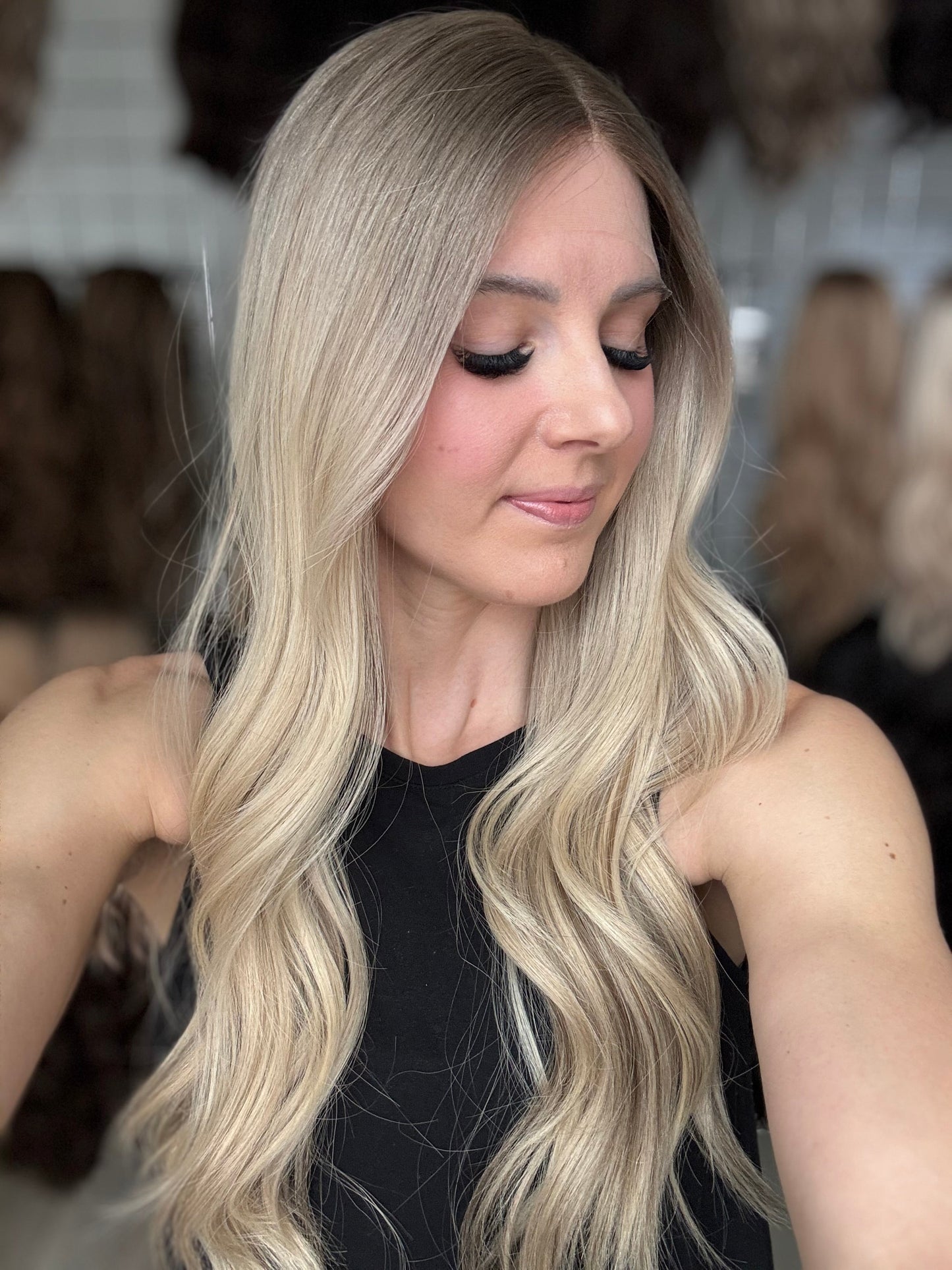 RESERVED FOR ZENNETTE - 26" Ashley Luxury Cap Lace Top Wig (M) March 9th