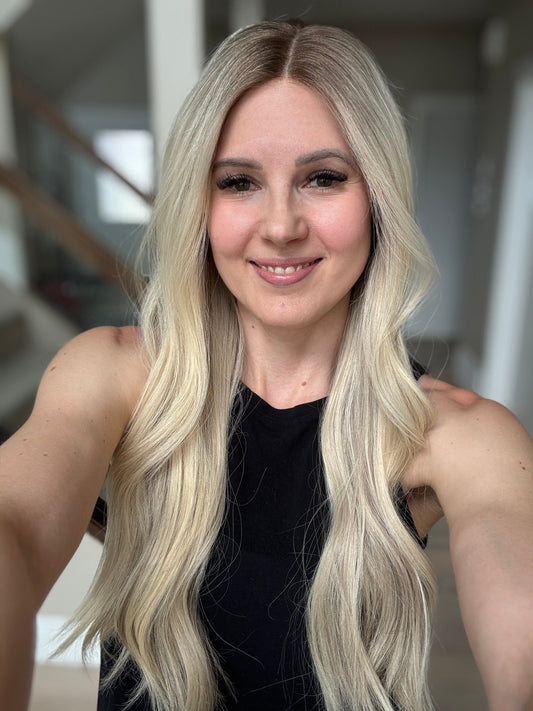 RESERVED FOR ZENNETTE - 26" Ashley Luxury Cap Lace Top Wig (M) May 29th