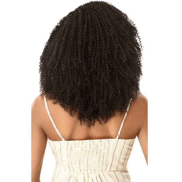 Outre Human Hair Blend Big Beautiful Hair Clip In 9 - 4C COILY FRO 10"