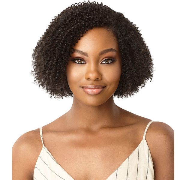 Outre Human Hair Blend Big Beautiful Hair Clip In 9 - 4C COILY FRO 10"