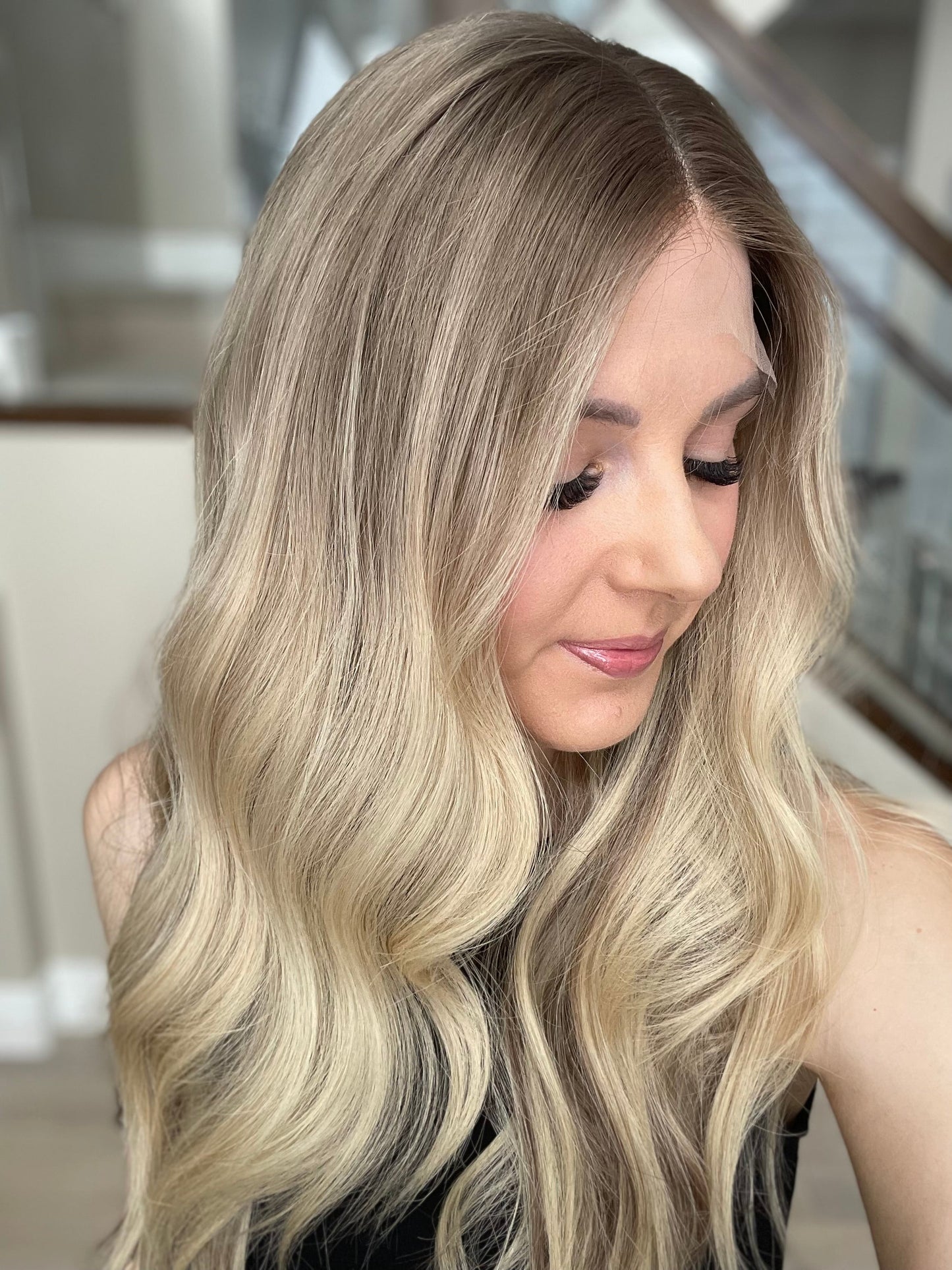 RESERVED FOR ZENNETTE - 25" Ashley Luxury Cap Lace Top Wig (M)