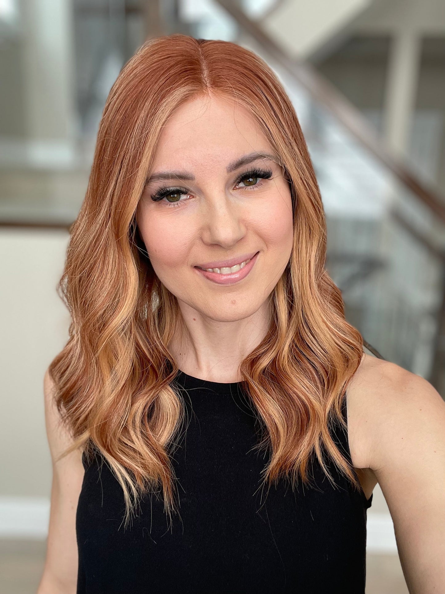 RESERVED FOR NICOLE: 21" Lauretta Luxury Cap Lace Top Wig (S)(FINAL SALE)