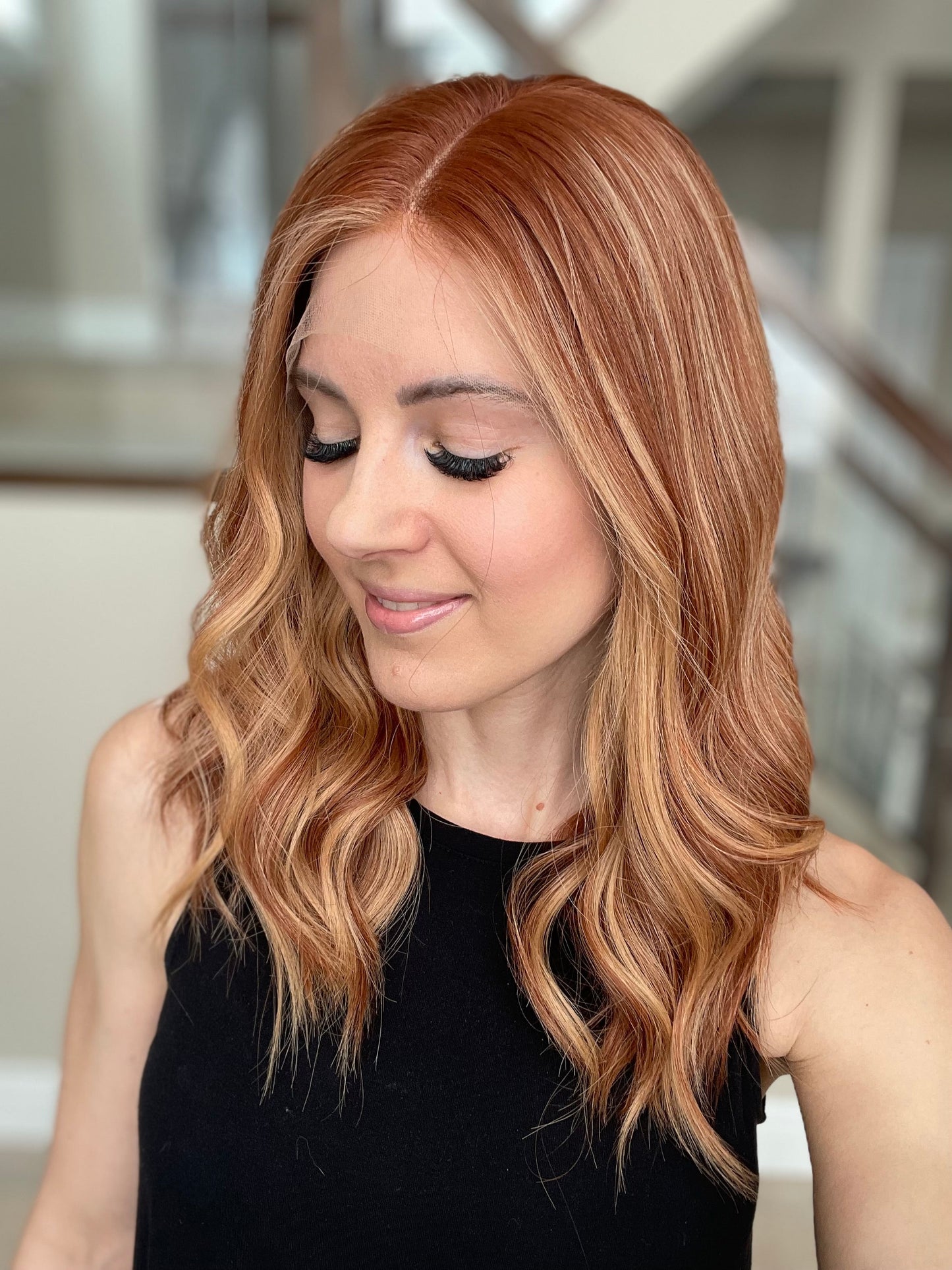 RESERVED FOR NICOLE: 21" Lauretta Luxury Cap Lace Top Wig (S)(FINAL SALE)