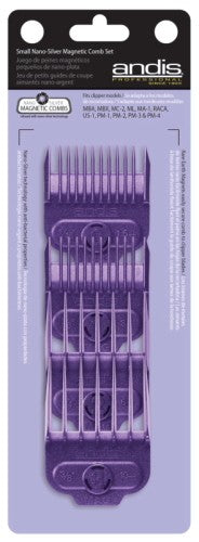 Andis Professional Nano-silver Magnetic Comb Set Small / Large