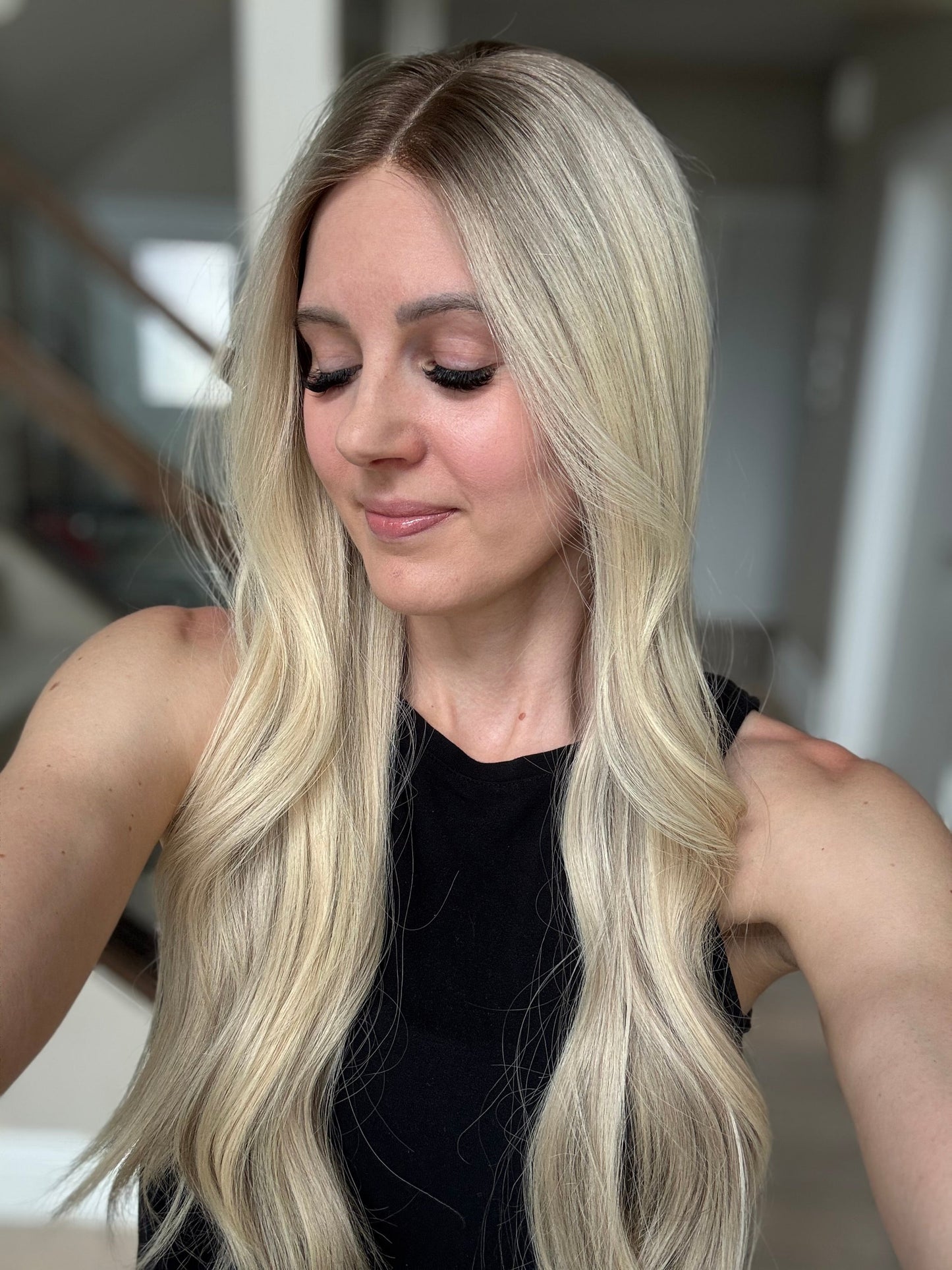 RESERVED FOR ZENNETTE - 26" Ashley Luxury Cap Lace Top Wig (M) May 29th