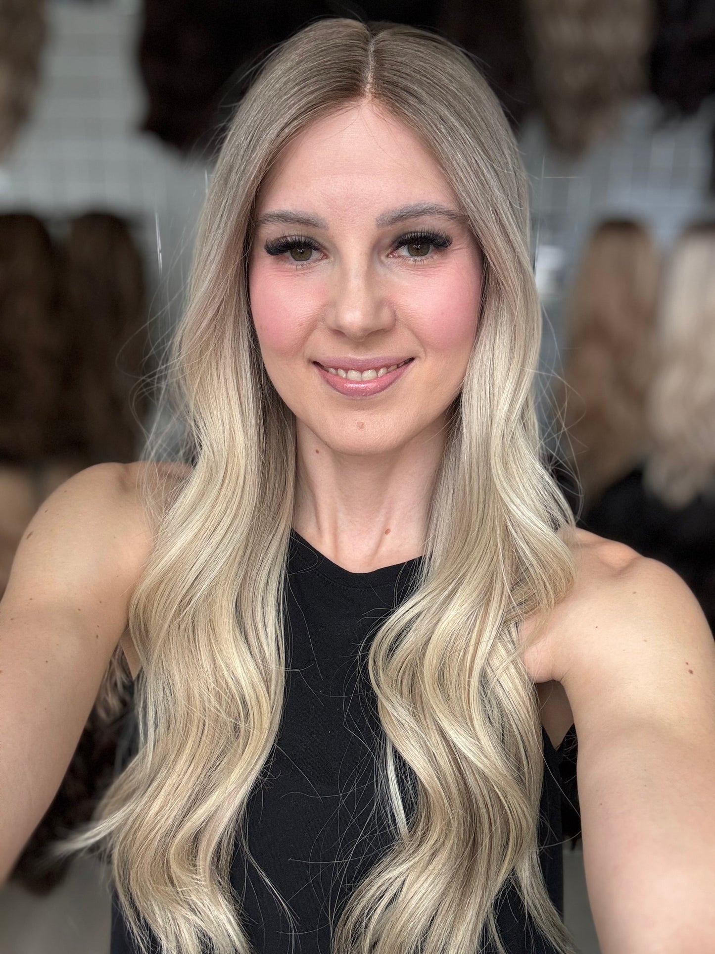 RESERVED FOR ZENNETTE - 26" Ashley Luxury Cap Lace Top Wig (M) March 9th