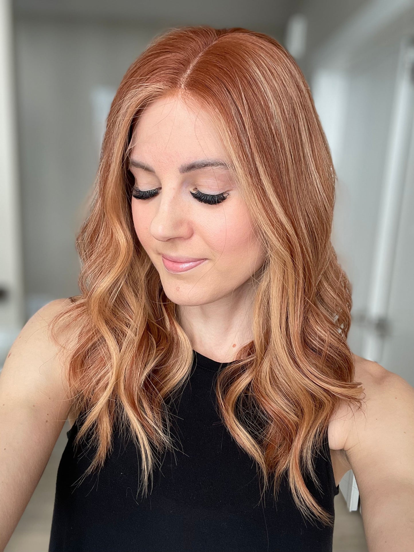 RESERVED FOR NICOLE: 21" Lauretta Luxury Cap Lace Top Wig (S)(FINAL SALE)