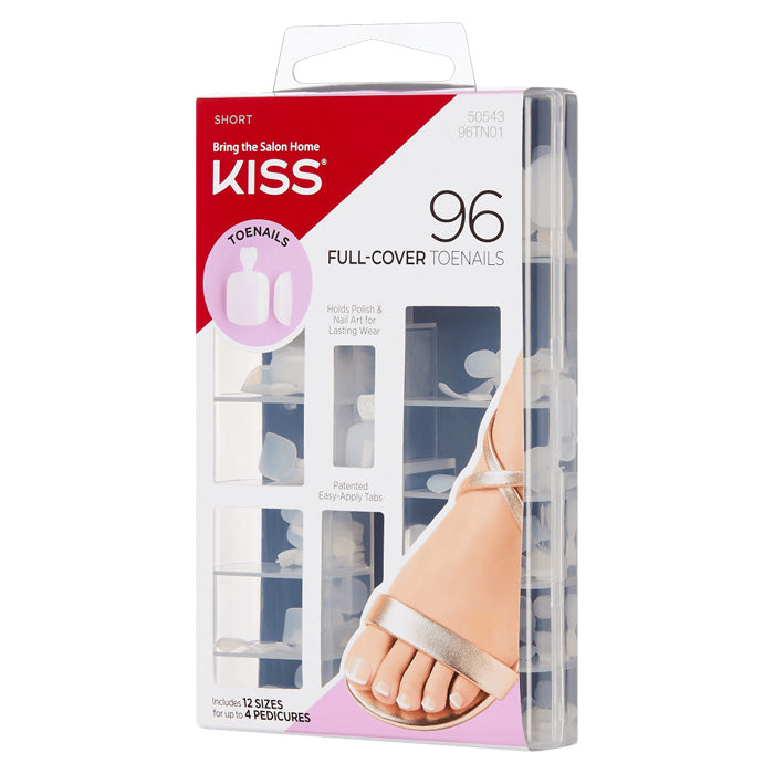 Kiss 96 FULL COVER TOENAILS KIT - SHORT LENGTH