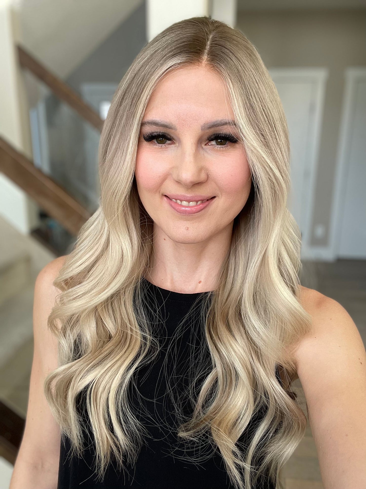 Reserved for Zennette - 25" Ashley Luxury Cap Lace Top Wig (M)