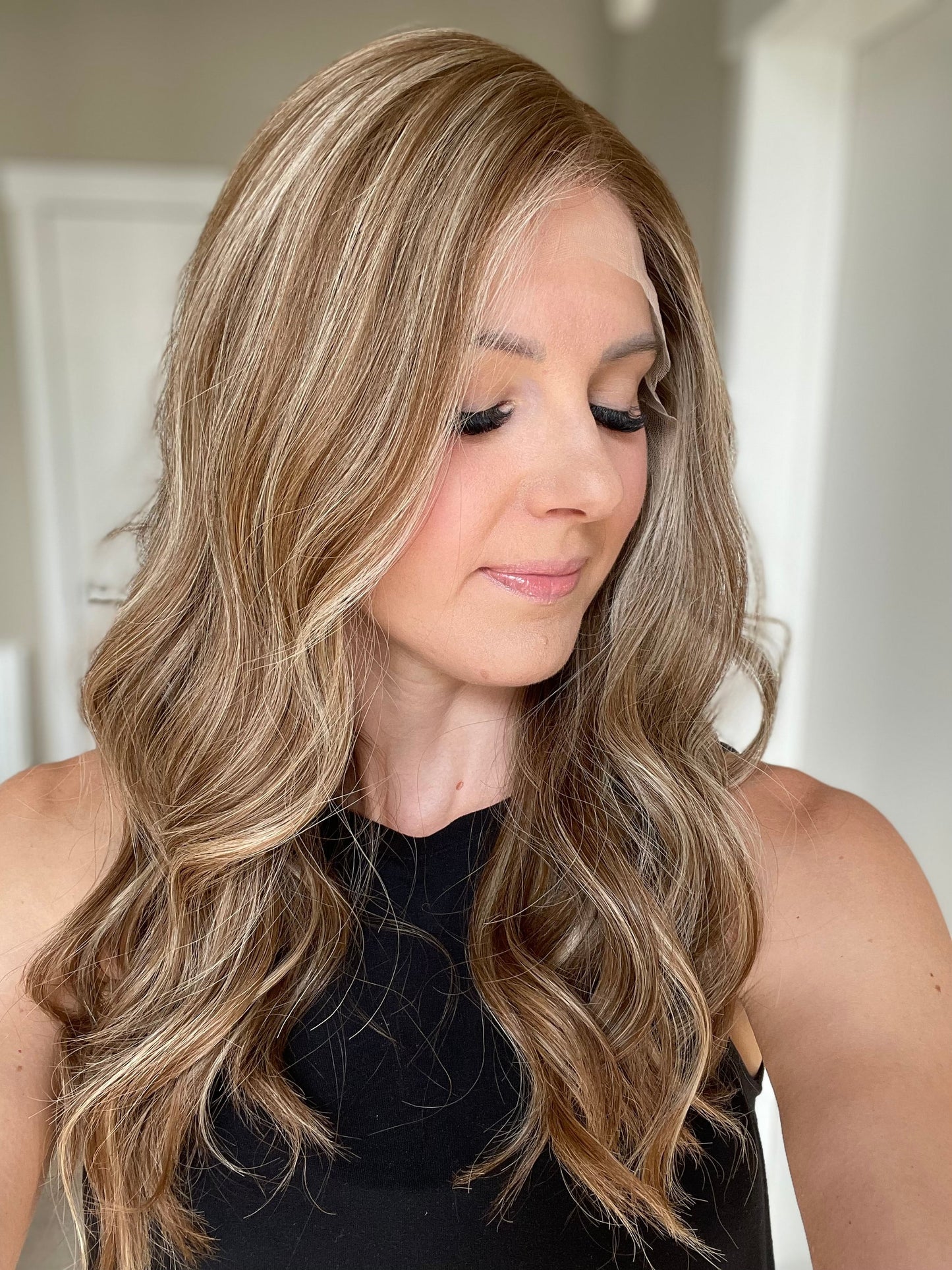 RESERVED: 23" Chava Luxury Cap Lace Top Wig (M) (FINAL SALE)