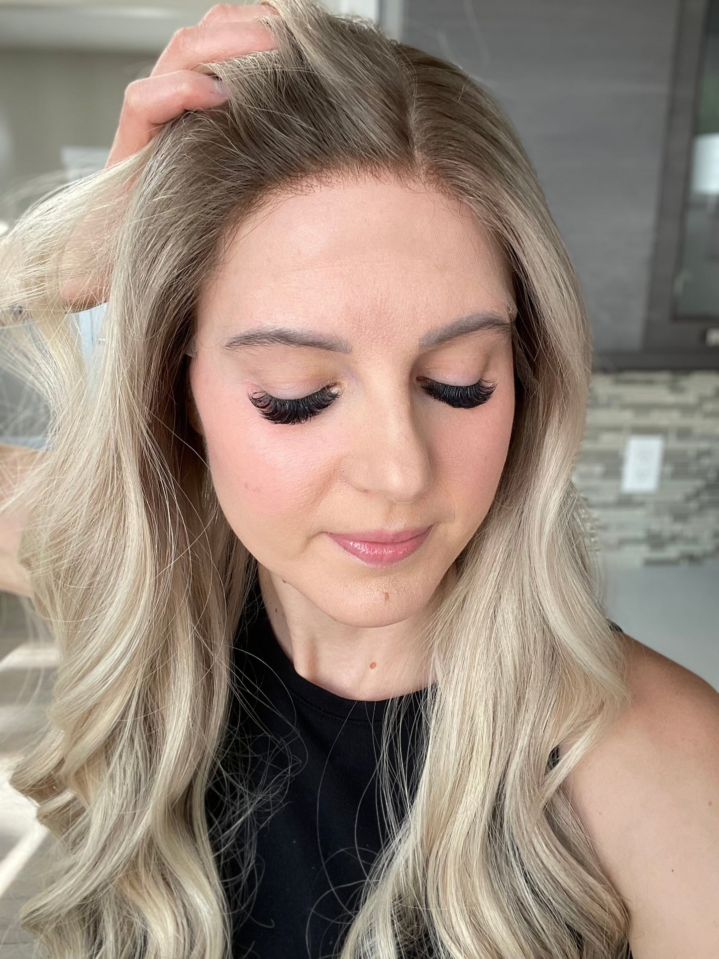 RESERVED FOR ZENNETTE - 26" Ashley Luxury Cap Lace Top Wig (S)