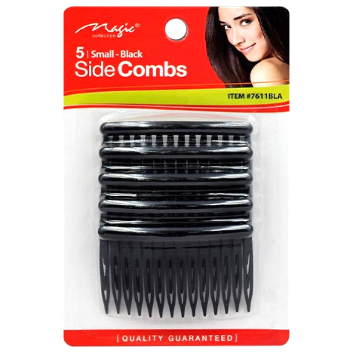 Magic Collection Small-Black Side COMBS (5 Pcs)