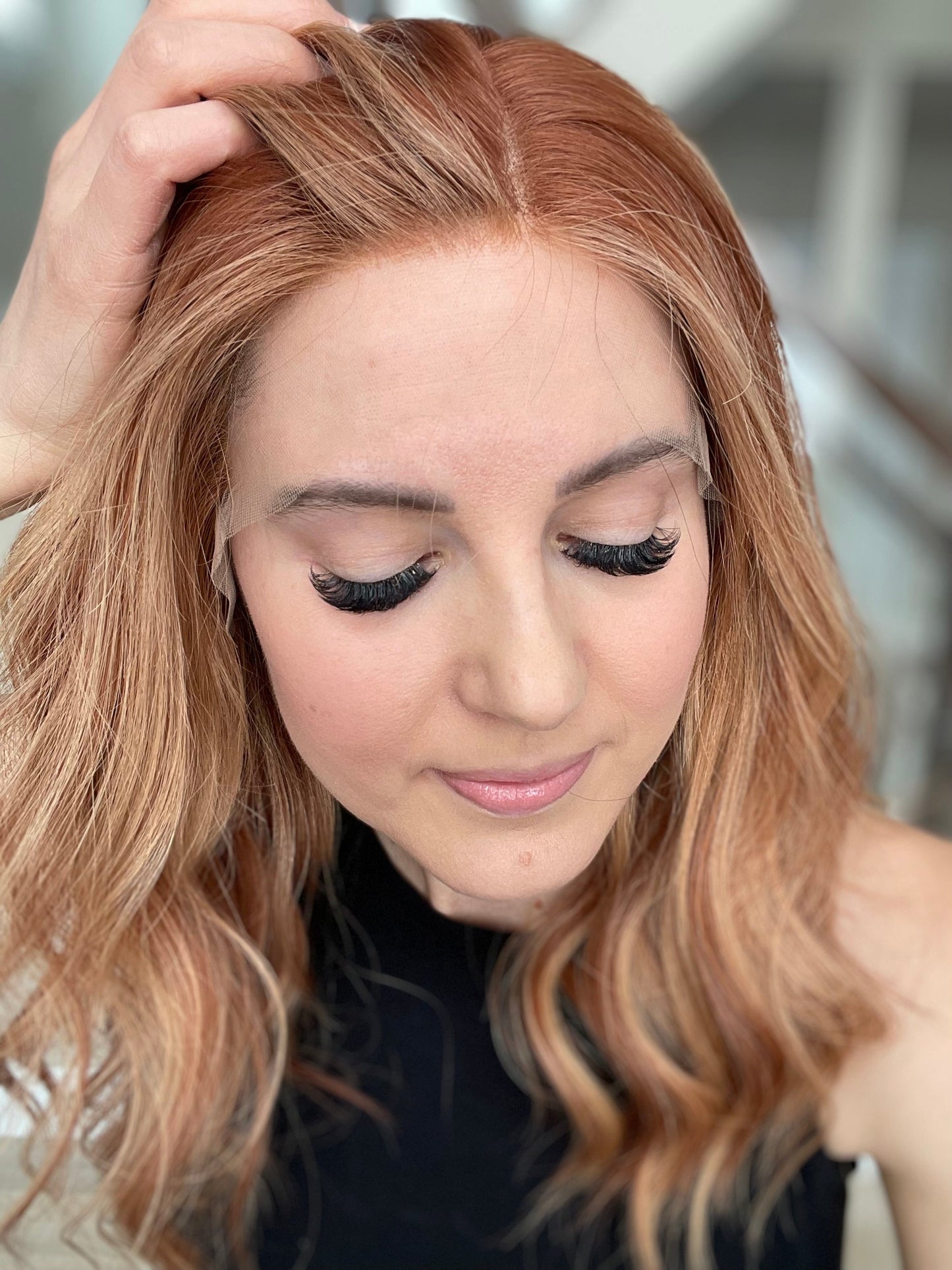 RESERVED FOR NICOLE: 21" Lauretta Luxury Cap Lace Top Wig (S)(FINAL SALE)