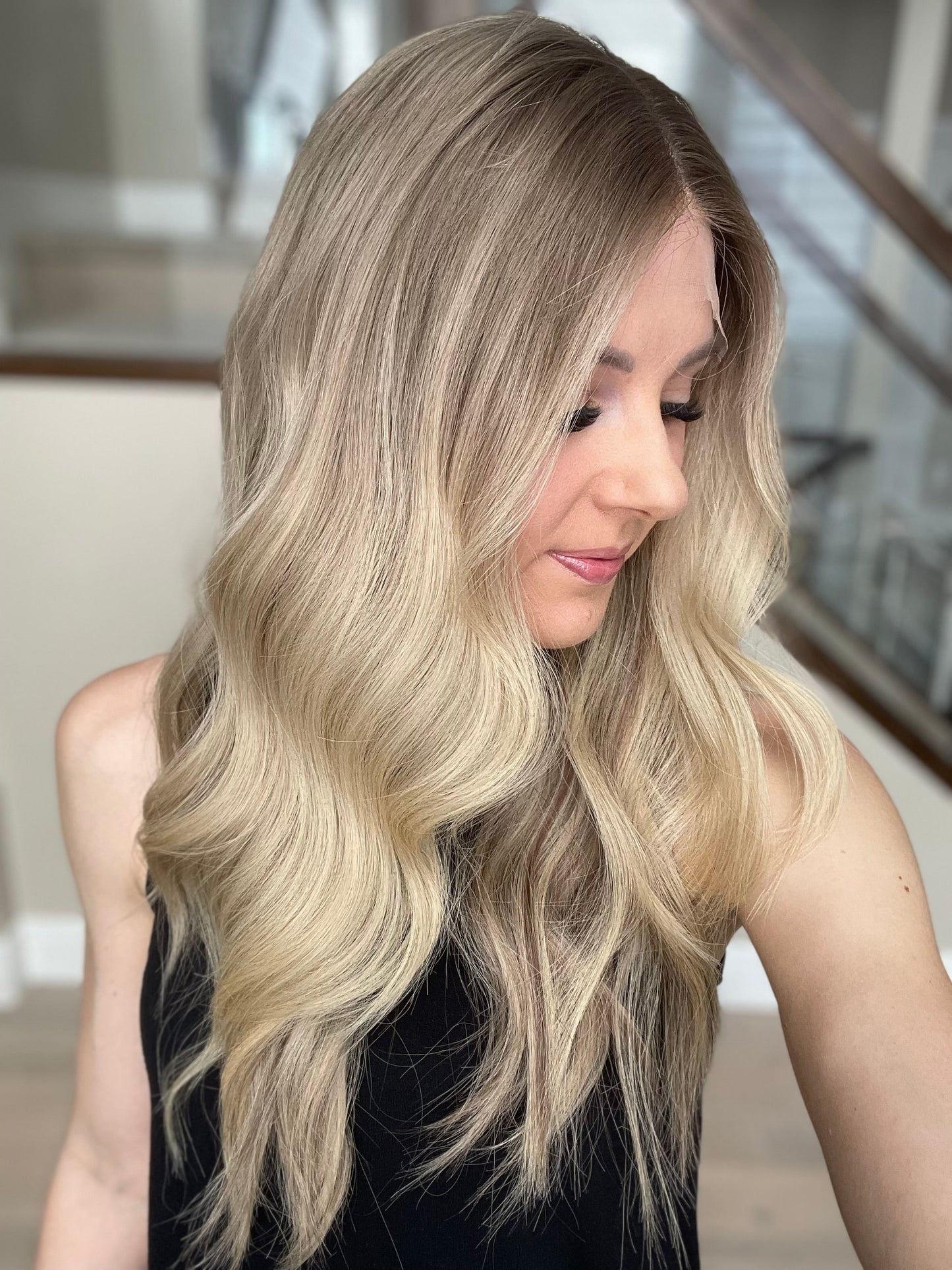 RESERVED FOR ZENNETTE - 25" Ashley Luxury Cap Lace Top Wig (M)