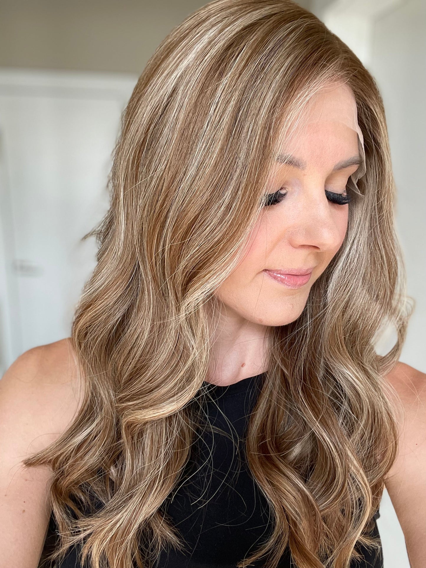 RESERVED: 23" Chava Luxury Cap Lace Top Wig (M) (FINAL SALE)