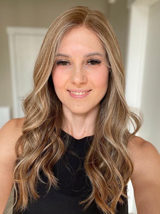 RESERVED: 23" Chava Luxury Cap Lace Top Wig (M) (FINAL SALE)