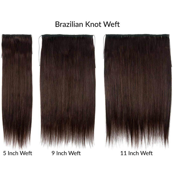 New Born Free 360 Weft Brazilian Knot Weft Weave- YAKI STRAIGHT 20" 3 PCS