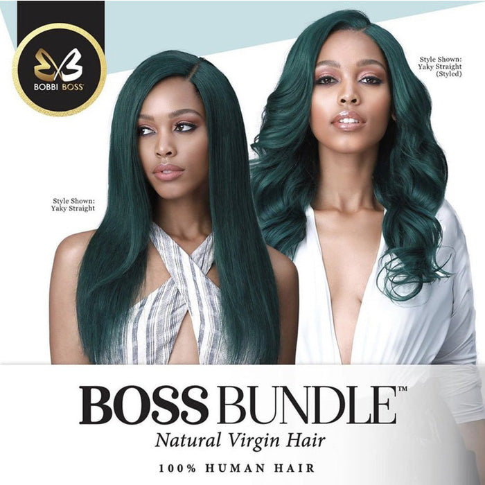 Bobbi Boss Bundle 100% Natural Virgin Hair Gold Level Weave - OCEAN WAVE 10-18"