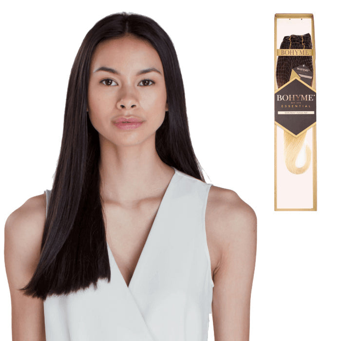 Bohyme Essential 100% Remi Human Hair CLIP-IN 7PCS - SILKY STRAIGHT 18"