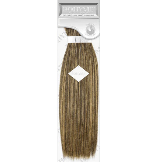 Bohyme Classic 100% Remi Human Hair Weave - PLATINUM YAKI 12/14/16" (Machine Tied)