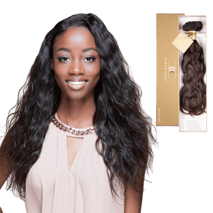 Bohyme Birth Remi 100% Unprocessed Virgin Human Hair Weave - LOOSE WAVE 12/18" (Machine Tied)