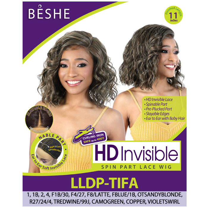 Beshe Synthetic HD Invisible Spin Part Lace Wig- LLDP - TIFA