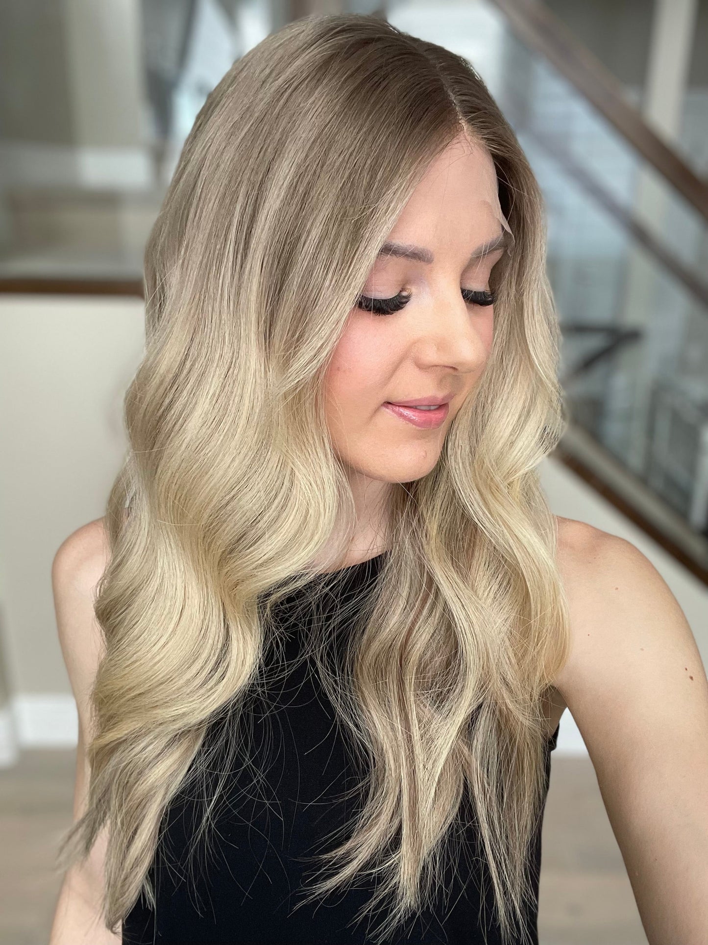 RESERVED FOR ZENNETTE - 25" Ashley Luxury Cap Lace Top Wig (M)