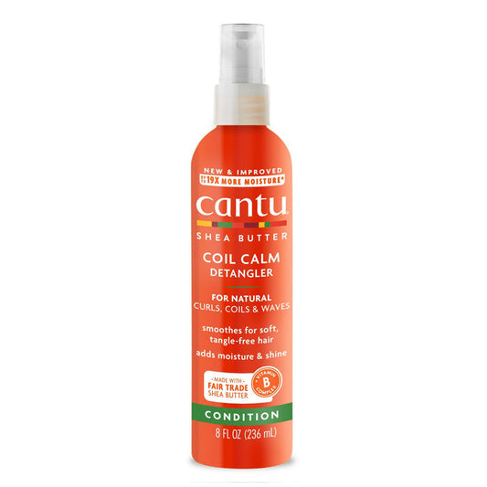 Cantu Shea Butter Natural Coil Calm Detangler 8 Oz
