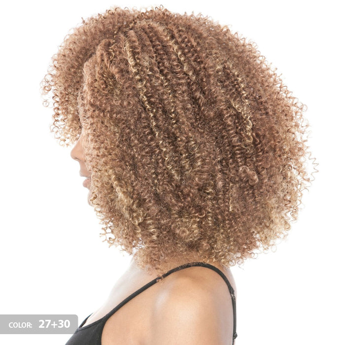 Mane Concept Isis Afri Naptural Caribbean Faux Remi Bundle Crochet Braid - 4A BOHEMIAN SOFT WATER 10" 2X