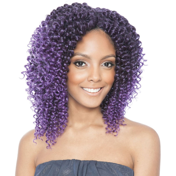 Mane Concept Isis Afri Naptural Caribbean Faux Remi Pre-Looped Crochet Braid Bundle - 3A WATER WAVE 10" 2X