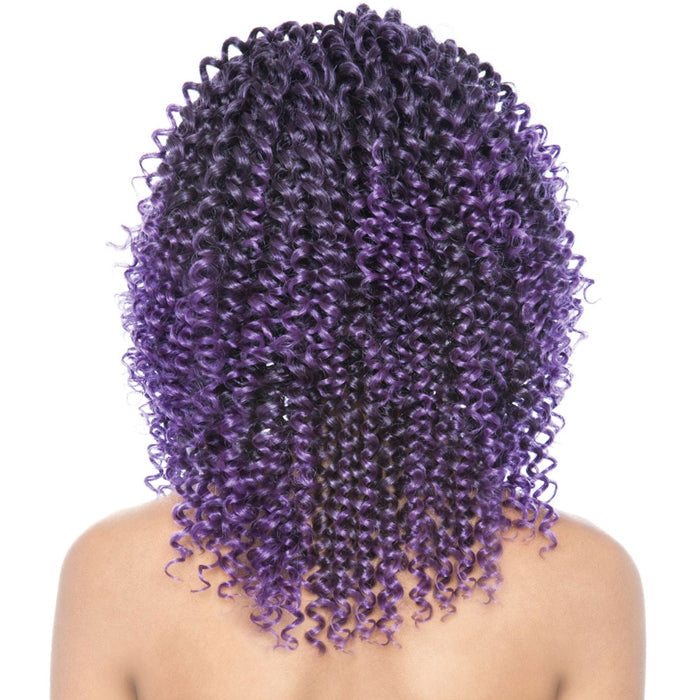 Mane Concept Isis Afri Naptural Caribbean Faux Remi Pre-Looped Crochet Braid Bundle - 3A WATER WAVE 10" 2X