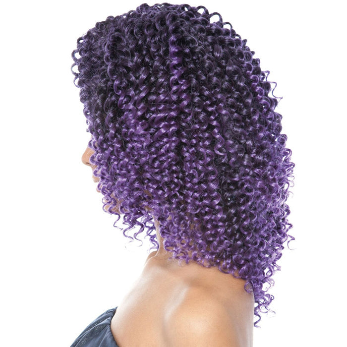 Mane Concept Isis Afri Naptural Caribbean Faux Remi Pre-Looped Crochet Braid Bundle - 3A WATER WAVE 10" 2X