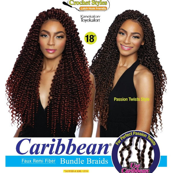 Mane Concept Caribbean Crochet Braid - CB1806 WATER WAVE 18"
