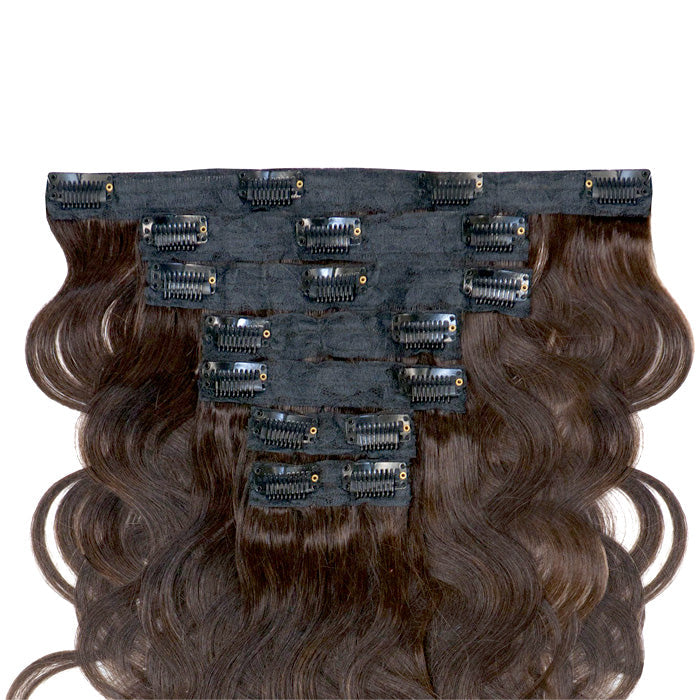 Saga 100% Human Hair Premium Clip In 7pcs Weave - FANTASY WAVE 18"