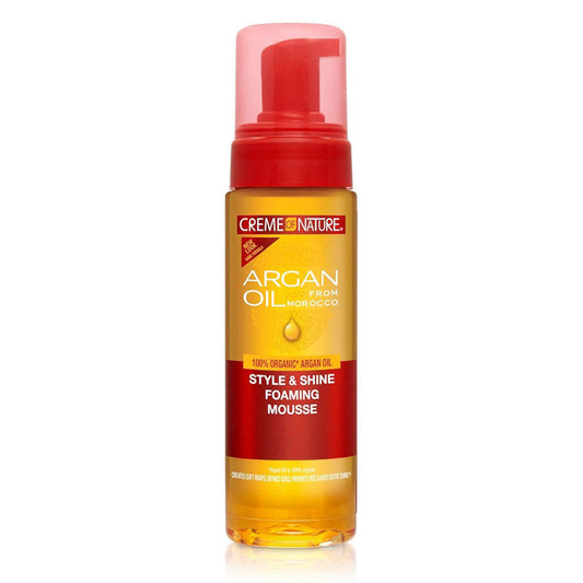 Creme of Nature Argan Oil Style & Shine - FOAMING MOUSSE 7 oz