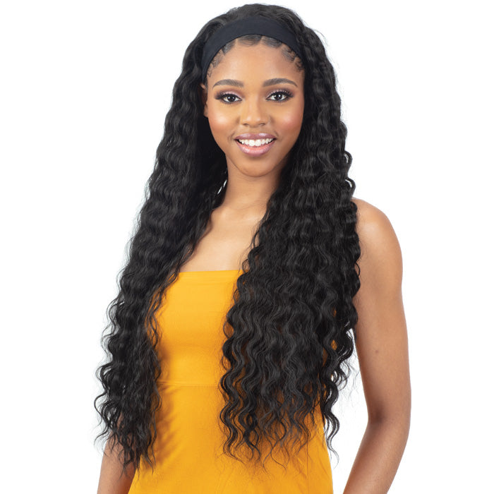 Model Model Headband Full Cap Half Wig - SAFIA
