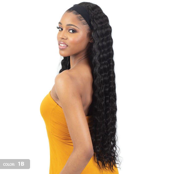 Model Model Headband Full Cap Half Wig - SAFIA