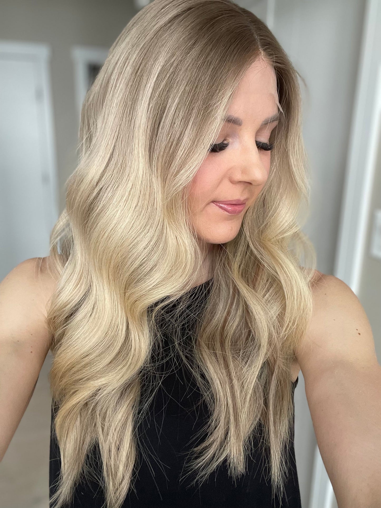 RESERVED FOR ZENNETTE - 25" Ashley Luxury Cap Lace Top Wig (M)