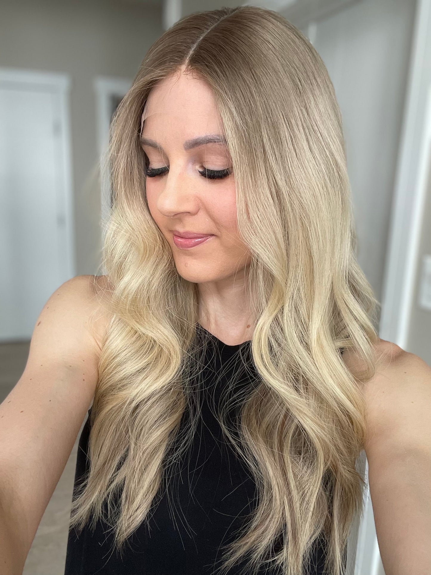 RESERVED FOR ZENNETTE - 25" Ashley Luxury Cap Lace Top Wig (M)