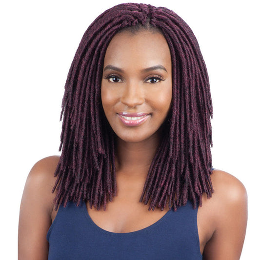 Model Model Glance Pre-Looped Crochet Braid - MEDIUM SOFT FAUX LOC 10" 2X