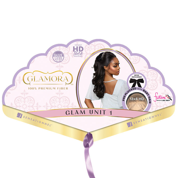 Sensationnel Glamora Glueless Pre-Styled 13x4 HD Lace Front Wig - GLAM UNIT 1