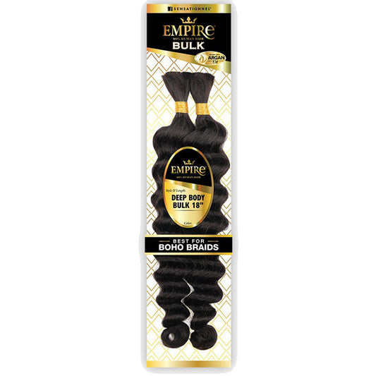 Sensationnel Empire 100% Human Hair Braids - DEEP BODY BULK 18"/22"