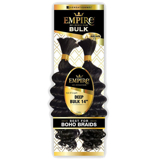 Sensationnel Empire 100% Human Hair Braids Bulk - DEEP BULK 14"