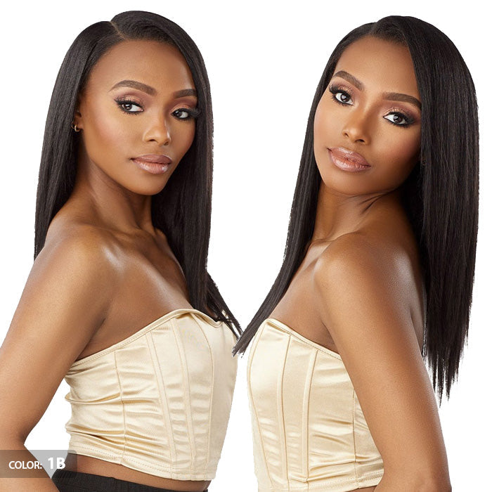 Sensationnel Empire Human Hair Weaves 7 PCS Butterfly Clip-In - STRAIGHT 14"