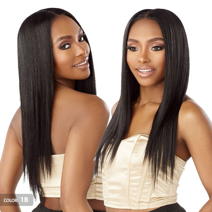 Sensationnel Empire Human Hair Weaves 7 PCS Butterfly Clip-In - STRAIGHT 18"